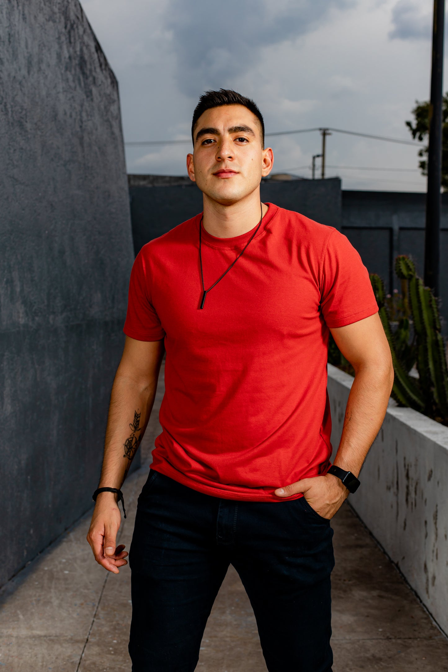Playera Esencial Manga Corta